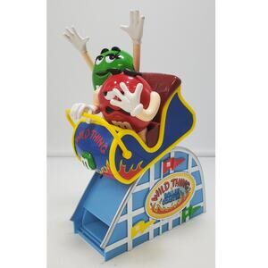 M&M Mars Collectibles Chocolate Candy Dispenser Wild Thing Roller Coaster